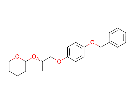 Molecular Structure of 103239-97-0 (1-(benzyloxy)-4-<(S)-2-<(tetrahydro-2-pyranyl)oxy>propoxy>benzene)