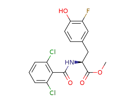 methyl N-(2,6-dichlorobenzoyl)-3-fluoro-L-tyrosinate