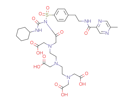 Molecular Structure of 848488-95-9 (DTPA-glipizide)