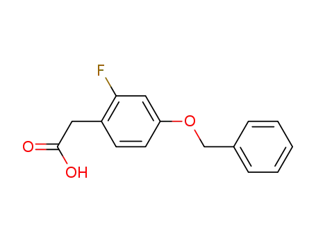 Benzeneacetic acid, 2-fluoro-4-(phenylmethoxy)-