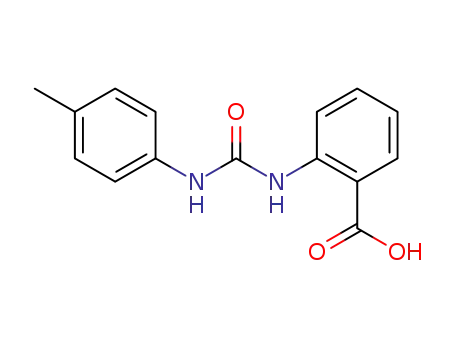 Molecular Structure of 1566-76-3 (Benzoic acid, 2-[[[(4-methylphenyl)amino]carbonyl]amino]-)