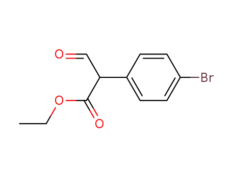 Benzeneacetic acid, 4-broMo-.alpha.-forMyl-, ethyl ester