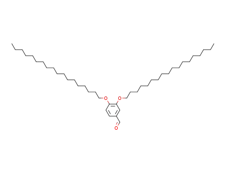 Molecular Structure of 143785-69-7 (Benzaldehyde, 3,4-bis(octadecyloxy)-)