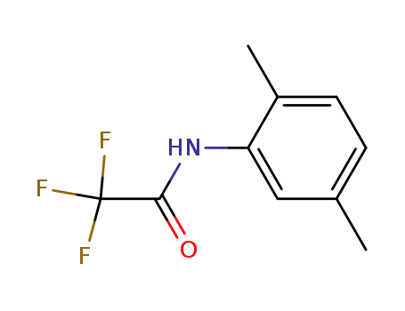 Molecular Structure of 14618-48-5 (N-(2,5-dimethylphenyl)-2,2,2-trifluoroacetamide)