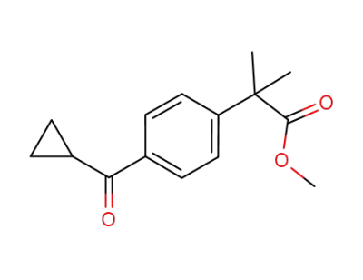 4-(시클로프로필카르보닐)-α,α-디메틸벤젠아세트산 메틸에스테르