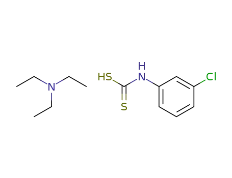 m-chlorophenyldithiocarbamic acid triethylamine salt