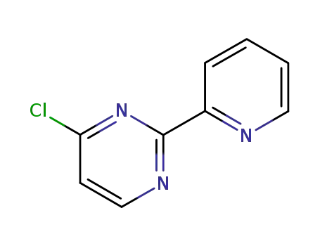 Molecular Structure of 97603-38-8 (4-chloro-2-pyridin-2-ylpyrimidine)