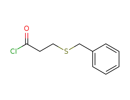 Molecular Structure of 6513-27-5 (S-benzyl-3-mercaptopropanoyl chloride)