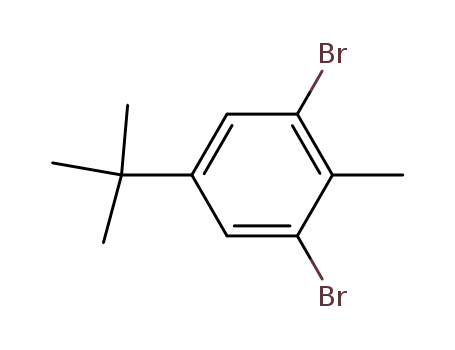 1,3-dibromo-5-tert-butyl-2-methylbenzene