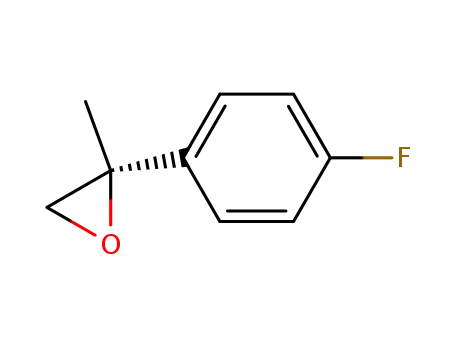 Molecular Structure of 235096-14-7 (Oxirane, 2-(4-fluorophenyl)-2-methyl-, (2S)- (9CI))