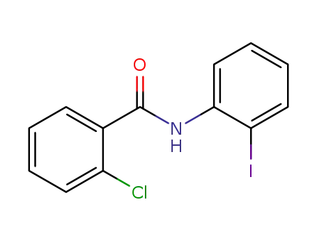 Molecular Structure of 202207-02-1 (2-chloro-N-(2-iodophenyl)benzamide)