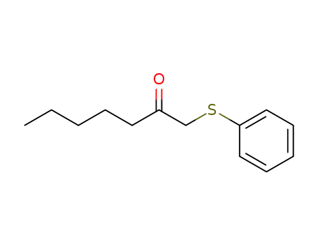 Molecular Structure of 38793-74-7 (2-Heptanone, 1-(phenylthio)-)