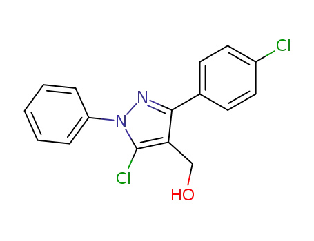 5-CHLORO-3-(4-CHLOROPHENYL)-1-PHENYL-1H-PYRAZOLE-4-METHANOL