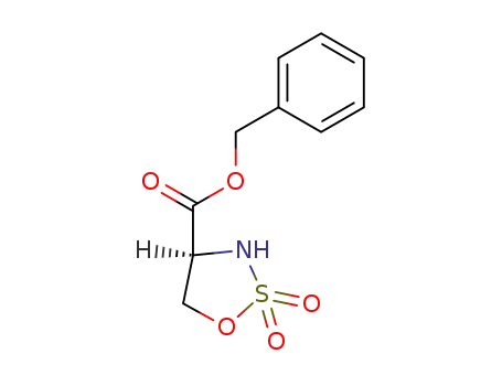(4S)-2,2-dioxo-1,2,3-oxathiazolidinone-4-carboxylic acid benzyl ester