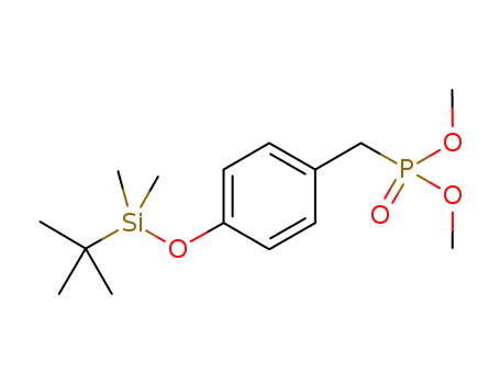 Phosphonic acid,
[[4-[[(1,1-dimethylethyl)dimethylsilyl]oxy]phenyl]methyl]-, dimethyl ester