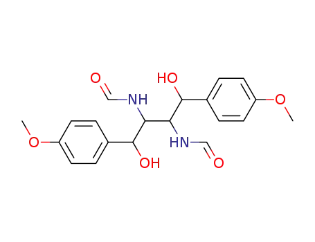 2.3-Bis-formylamino-1.4-dihydroxy-1.4-bis-<4-methoxy-phenyl>-butan