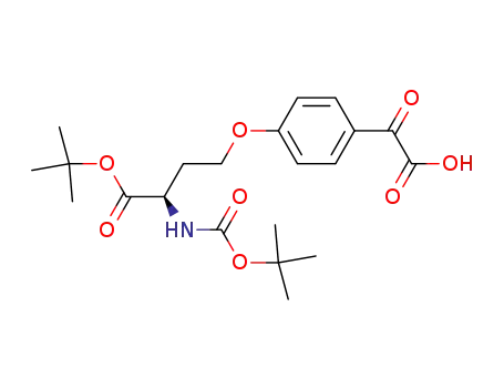 <4-<D-3-<(tert-butoxycarbonyl)amino>-3-(tert-butoxycarbonyl)propoxy>benzoyl>formic acid