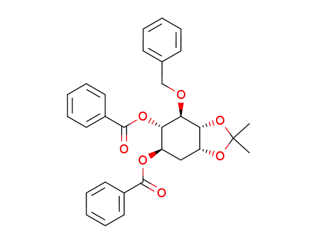 1D-4,5-di-O-benzoyl-6-O-benzyl-3-deoxy-1,2-O-isopropylidene-myo-inositol