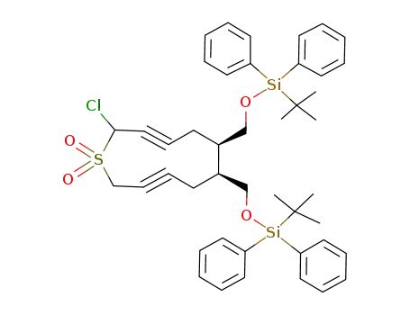 Silane,
[(2-chloro-1,1-dioxidothiacycloundeca-3,9-diyne-6,7-diyl)bis(methylene
oxy)]bis[(1,1-dimethylethyl)diphenyl-