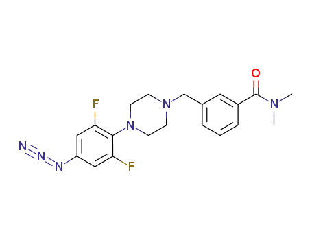 3-[4-(4-azido-2,6-difluoro-phenyl)-piperazin-1-ylmethyl]-N,N-dimethyl-benzamide