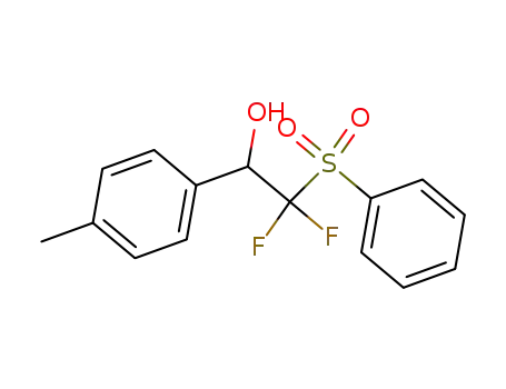 2,2-difluoro-1-(4-methylphenyl)-2-phenylsulfonylethanol