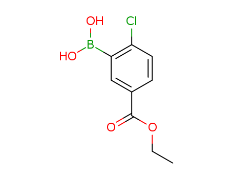 2-Chloro-5-(ethoxycarbonyl)phenylboronic acid
