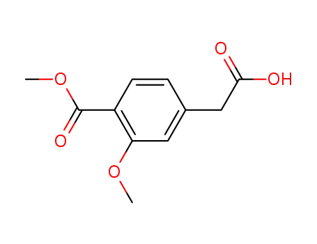 2-(3-Methoxy-4-(methoxycarbonyl)phenyl)acetic acid