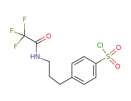 4-[3-(2,2,2-trifluoro-acetylamino)propyl]benzenesulfonyl chloride