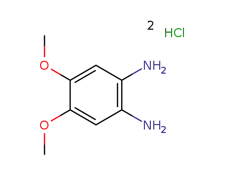 Molecular Structure of 131076-14-7 (4,5-DIMETHOXY-1,2-PHENYLENEDIAMINE DIHYDROCHLORIDE)