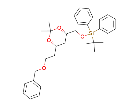 2,3-dideoxy-6-O-<(1,1-dimethylethyl)diphenylsilyl>-3,5-O-(1-methylethylidene)-1-O-(phenylmethyl)-D-erythro-hexitol