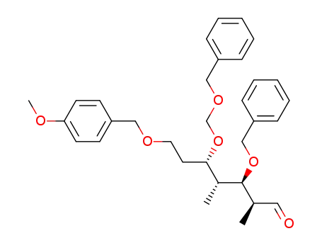 (2S,3R,4R,5S)-3-Benzyloxy-5-benzyloxymethoxy-7-(4-methoxy-benzyloxy)-2,4-dimethyl-heptanal