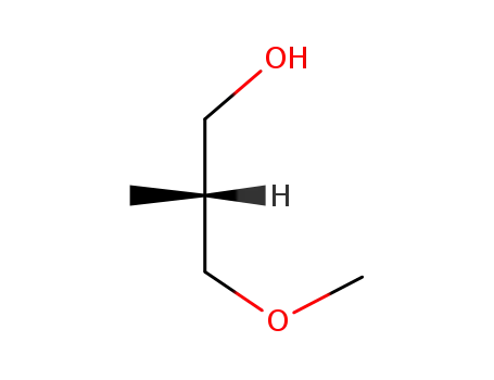 Molecular Structure of 911855-78-2 ((R)-3-methoxy-2-methylpropan-1-ol)