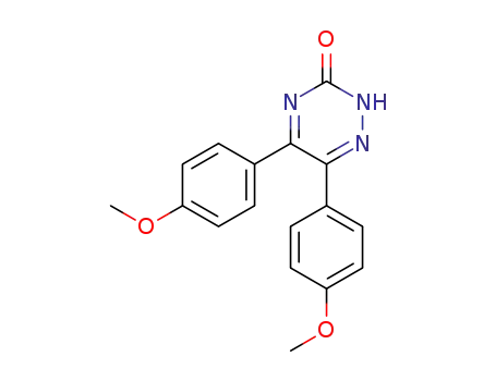Molecular Structure of 5471-46-5 (5,6-bis(4-methoxyphenyl)-2H-1,2,4-triazin-3-one)