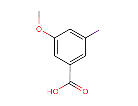 Molecular Structure of 74440-82-7 (3-iodo-5-methoxybenzoic acid)