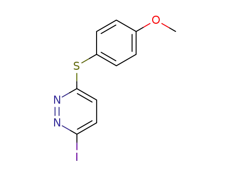 3-iodo-6-(4-methoxy-phenylsulfanyl)-pyridazine