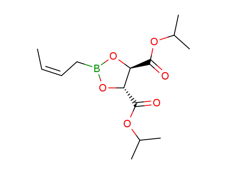 Molecular Structure of 106357-20-4 ((R,R)-diisopropyl tartrate (Z)-crotylboronate)