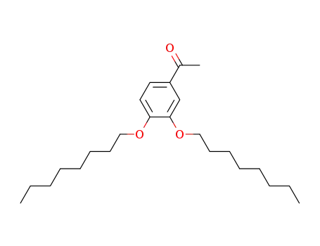 Molecular Structure of 111195-33-6 (3',4'-(DIOCTYLOXY)ACETOPHENONE)