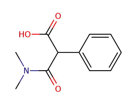 Molecular Structure of 259248-79-8 (N,N-dimethyl-α-phenylmalonamic acid)