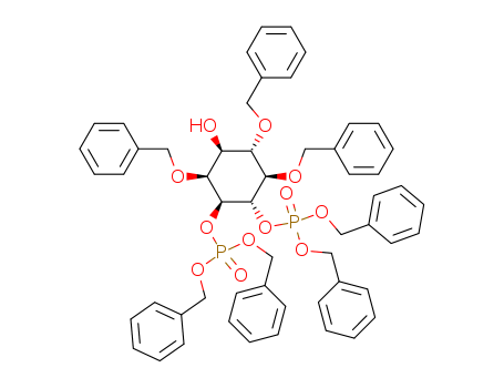 2,5,6-TRIS-O-(PHENYLMETHYL)-D-MYO-INOSITOL 3,4-BIS[BIS(PHENYLMETHYL)PHOSPHATE]