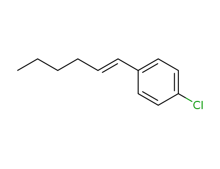 Molecular Structure of 73350-59-1 (Benzene, 1-chloro-4-(1-hexenyl)-, (E)-)