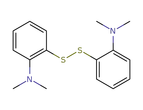 Molecular Structure of 18206-22-9 (Benzenamine, 2,2'-dithiobis[N,N-dimethyl-)