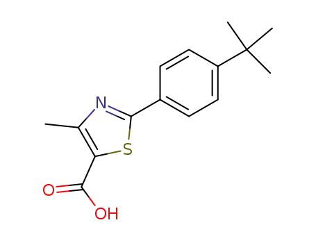 2-(4-tert-butylphenyl)-4-methylthiazole-5-carboxylic acid