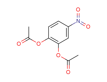 Molecular Structure of 36383-33-2 (4-nitrobenzene-1,2-diyl diacetate)