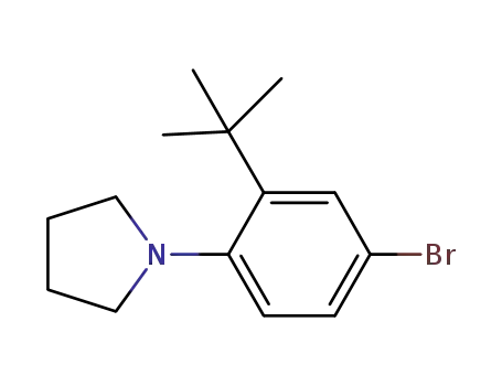 1-(4-브로모-2-tert-부틸-페닐)-피롤리딘