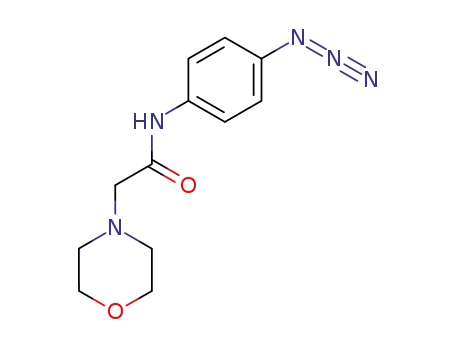 4-Morpholineacetamide, N-(4-azidophenyl)-