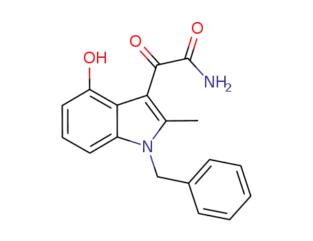 2-(1-benzyl-4-hydroxy-2-methyl-1H-indol-3-yl)-2-oxo-acetamide