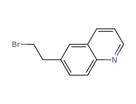 Molecular Structure of 1051316-46-1 (6-(2-bromoethyl)quinoline)