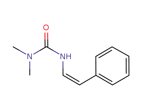 Molecular Structure of 1095320-53-8 (1,1-dimethyl-3-[(Z)-2-phenylvinyl]urea)