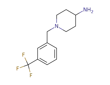 Molecular Structure of 66898-97-3 (1-[3-(trifluoromethyl)benzyl]piperidin-4-amine)