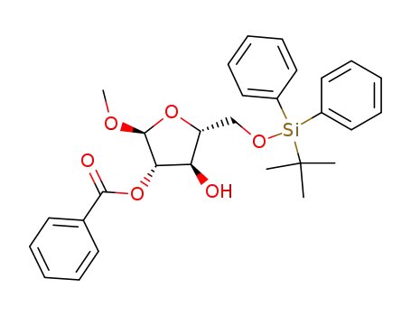 methyl 2-O-benzoyl-5-O-tert-butyldiphenylsilyl-α-D-arabinofuranoside